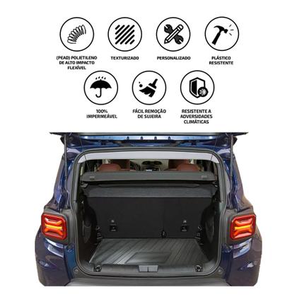 Imagem de Kit Cromado Slim para Renegade 2019 a 2021  Friso Lateral Slim Protetor de PortaMalas Apliques para Grade, Maçanetas com Keyless 4 Portas e Re
