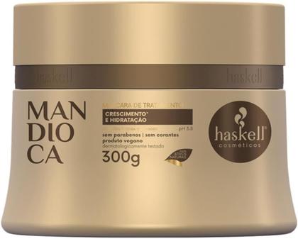 Imagem de Kit Cronograma Capilar para Cabelos Ressecados Máscara Mandioca Hidratação, Cavalo Forte Reconstrução, Murumuru Nutrição