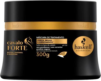 Imagem de Kit Cronograma Capilar para Cabelos Ressecados Máscara Mandioca Hidratação, Cavalo Forte Reconstrução, Murumuru Nutrição