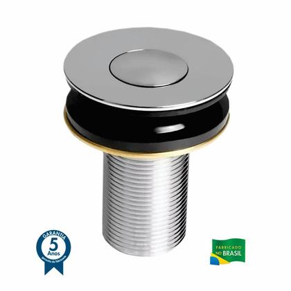 Imagem de Kit Cuba AQ33 C/Torneira 1198 Metal + Válvula Click 1''B (2,6cm)