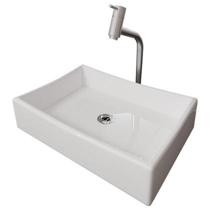 Imagem de Kit Cuba Dalla Sobrepor com Torneira e Valvula ABS Cromado