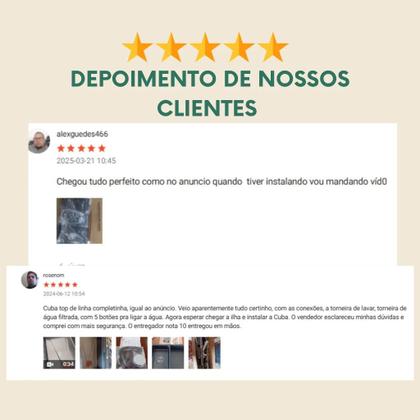 Imagem de Kit Cuba e Torneira Pia Cozinha Gourmet Premium Aço Inox 304 Cascata Lavador De Copos Completa Inteligente Monocomando Smart Multifuncional Cor Preta