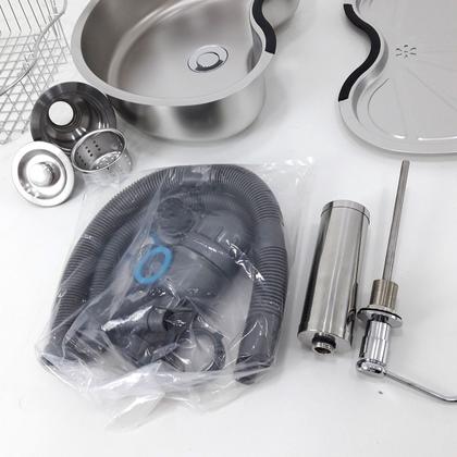 Imagem de Kit Cuba Gourmet em Inox para Cozinha - Linha Diamond - LMS-FSH-665A