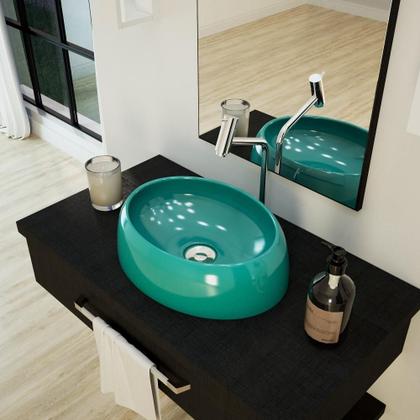 Imagem de Kit Cuba OV39 C/Torneira Link 1062 Metal + Válvula Click 1''B (2,6cm)