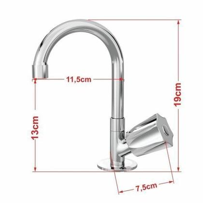 Imagem de Kit Cuba Ov43 com Torneira C50 e Válvula 1 Polegada Abs Compace