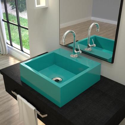 Imagem de Kit Cuba Q395 C/Torneira 1198 Metal 1/4 Volta