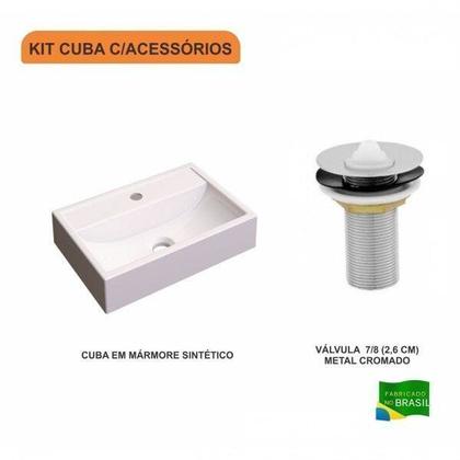 Imagem de Kit Cuba Q45 com Válvula Metal 1 Pol. Compace
