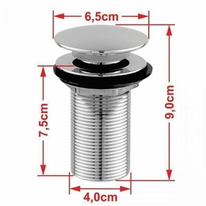 Imagem de Kit Cuba Xrt55 com Torneira Pratika 1060 e Válvula Click 1 1/2 com Sifão Cromado e Flexível Compace