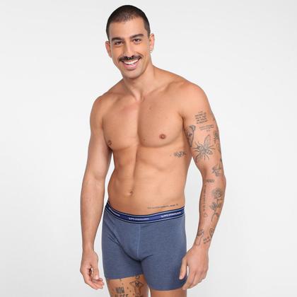 Imagem de Kit Cueca Boxer Lupo Algodão Masculina - 10 Peças