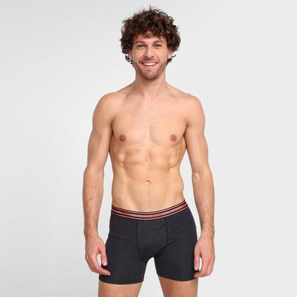 Imagem de Kit Cueca Boxer Lupo Com Elástano 2 Peças