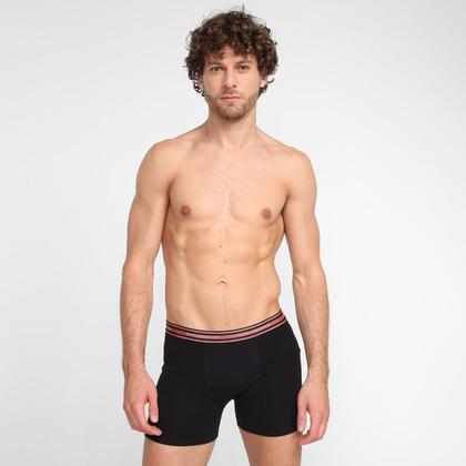 Imagem de Kit Cueca Boxer Lupo Com Elástano 2 Peças