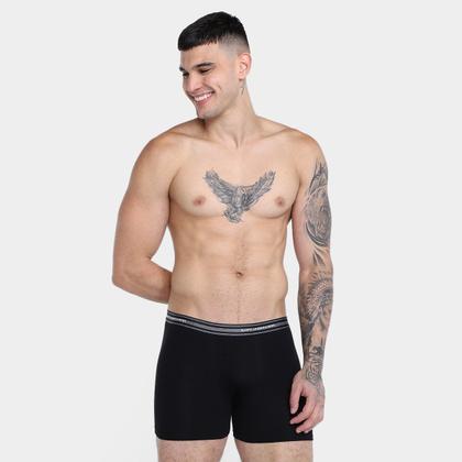 Imagem de Kit Cueca Boxer Lupo Com Elástano 2 Peças