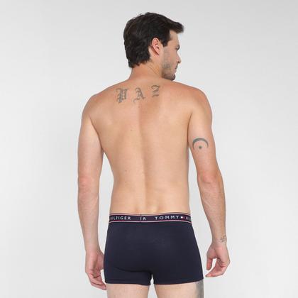 Imagem de Kit Cueca Boxer Tommy Hilfiger Stretch Trunk Fancy 3 Peças