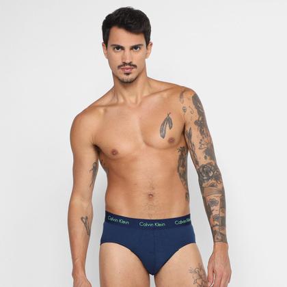 Imagem de Kit Cueca Slip Calvin Klein 3 Peças