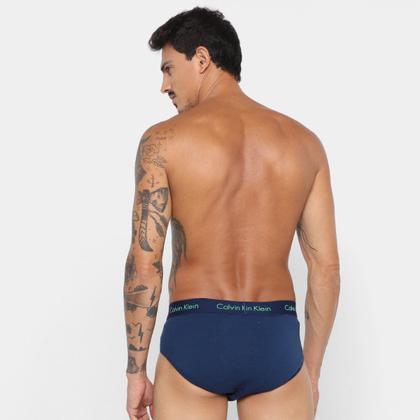 Imagem de Kit Cueca Slip Calvin Klein 3 Peças