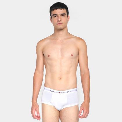Imagem de Kit Cueca Slip Tommy Hilfilger Algodão Elástico 3 Peças