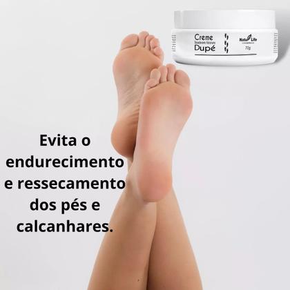 Imagem de Kit Cuidado com os pés : 1 Creme Dupé Natulife + 1 Loção Delima Milagraso p/ Rachaduras