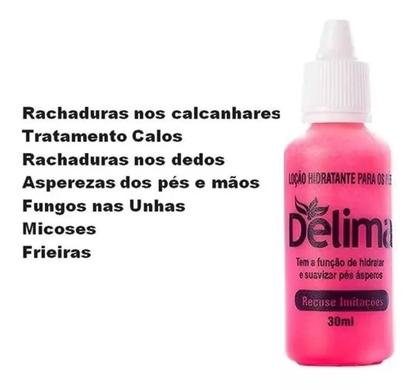 Imagem de Kit Cuidado com os pés : 1 Creme Dupé Natulife + 1 Loção Delima Milagraso p/ Rachaduras