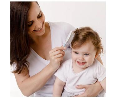 Imagem de Kit Cuidados Bebê Buba Cinza 9 Peças com Estojo