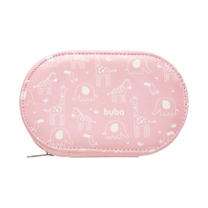 Imagem de Kit Cuidados Com Bebe 9 Itens Estojo Rosa 16240 - Buba