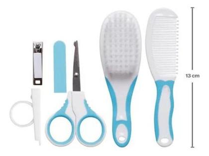 Imagem de Kit Cuidados E Higiene Bebê Pente Escova Cortador Unha Buba