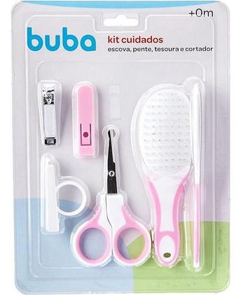 Imagem de Kit Cuidados E Higiene Bebê Pente Escova Cortador Unha Buba