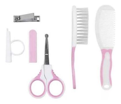 Imagem de Kit Cuidados E Higiene Bebê Pente Escova Cortador Unha Buba