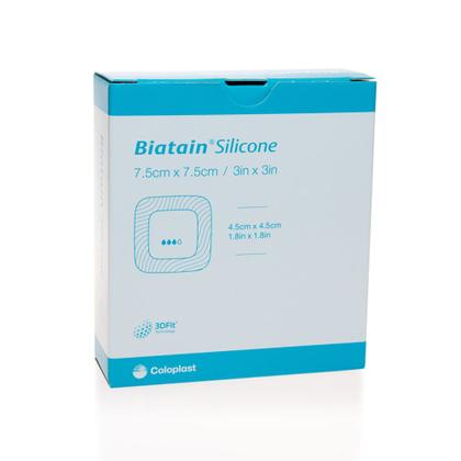 Imagem de Kit Curativo Biatain Silicone 7,5x7,5 - 10 Unidades