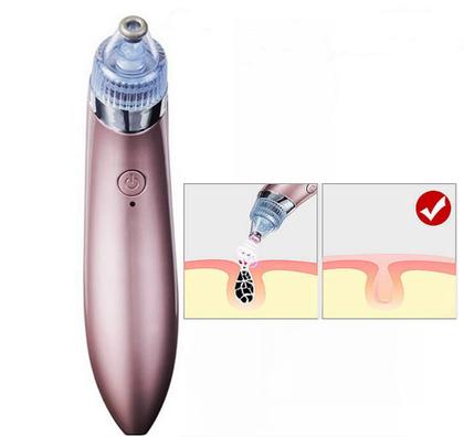 Imagem de Kit Curetas Extrator Profissional 7 Peças + Aparelho Removedor Cravos Vácuo