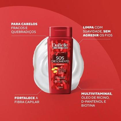 Imagem de Kit Dabelle (Shampoo+Condicionador) Sos Crescimento 425ml