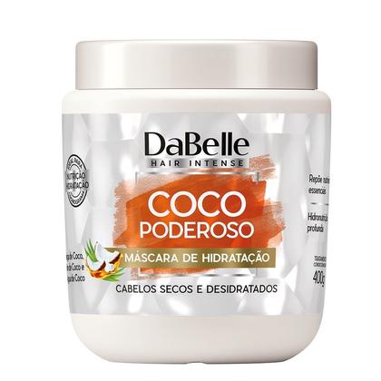 Imagem de Kit Dabelle Shampoo e Condicionador Leave-in Coco Poderoso + Máscara Tratamento Creme Hidratação
