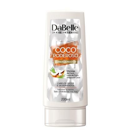 Imagem de Kit Dabelle Shampoo e Condicionador Leave-in Coco Poderoso + Máscara Tratamento Creme Hidratação