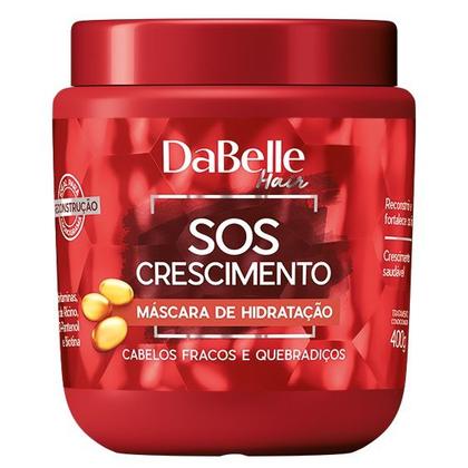 Imagem de Kit Dabelle SOS Crescimento + Máscara Hidratação 400g + Tônico 100ml + Óleo Mágico Rícino 40ml