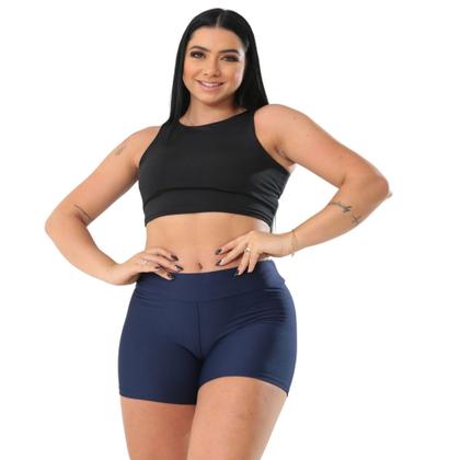 Imagem de Kit de 03 Shorts Legging Curto Feminino Academia Caminhada Treino Ginástica Praia Zero Transparência