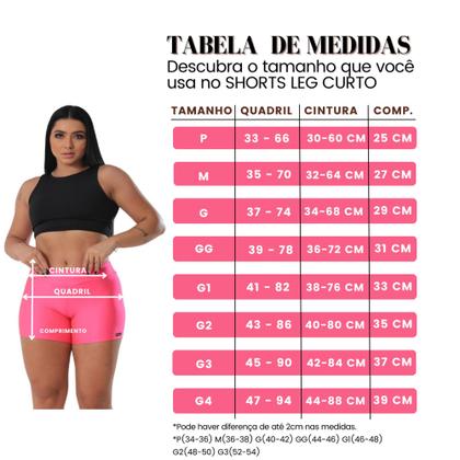 Imagem de Kit de 03 Shorts Legging Curto Feminino Academia Caminhada Treino Ginástica Praia Zero Transparência