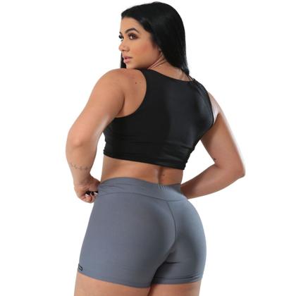 Imagem de Kit de 03 Shorts Legging Curto Feminino Academia Caminhada Treino Ginástica Praia Zero Transparência