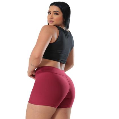 Imagem de Kit de 03 Shorts Legging Curto Feminino Academia Caminhada Treino Ginástica Praia Zero Transparência