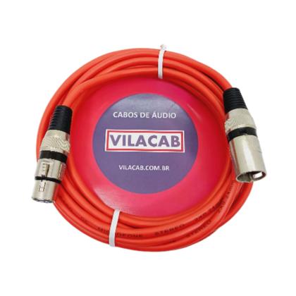 Imagem de Kit De 10 Cabos Colorido Microfone/dmx Balanceado 5 Metros