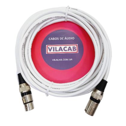 Imagem de Kit De 10 Cabos Colorido Microfone/dmx Balanceado 5 Metros