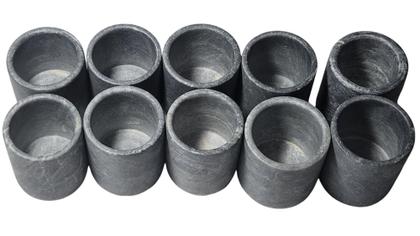 Imagem de Kit de 10 copos em pedra sabão rústico