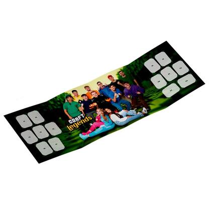 Imagem de Kit de 10 Envelopes (50 Figurinhas) Oficial Craft Legends Minecraft  Editora Pixel