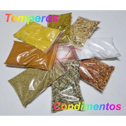 Imagem de KIT de 10 TEMPEROS DE 50g CADA TOTALIZANDO 500g Muito Mais Tempero
