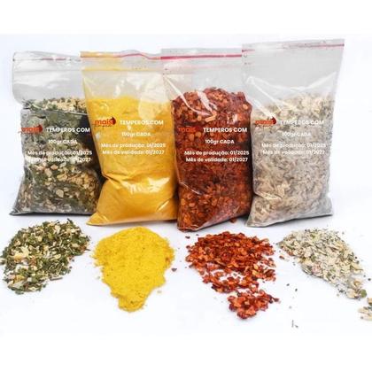 Imagem de KIT de 10 TEMPEROS DE 50g CADA TOTALIZANDO 500g Muito Mais Tempero