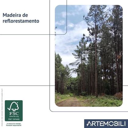 Imagem de Kit de 2 Cadeiras de Jantar Club em Madeira Maciça