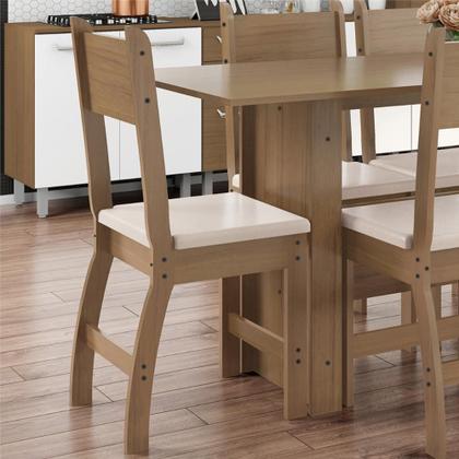 Imagem de Kit de 2 Cadeiras Milano com Tecido em Material Sintetico