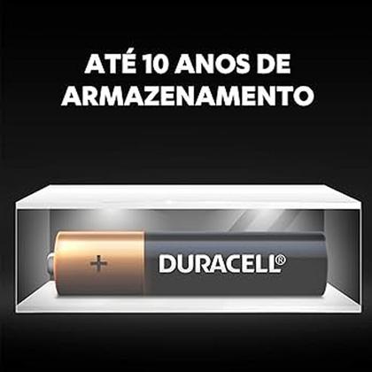 Imagem de Kit de 2 cartelas de Pilhas Duracell AAA Palito com 4 unidades