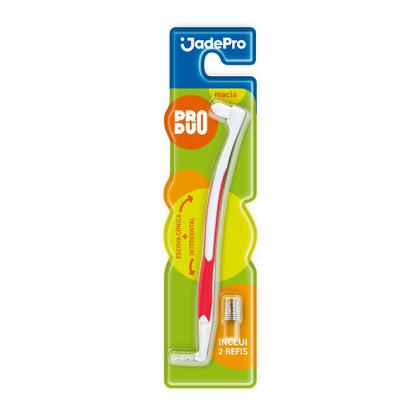 Imagem de KIT de 2 Escovas de Dente Interdental JADEPRO + 4 Refis (escova cônica)
