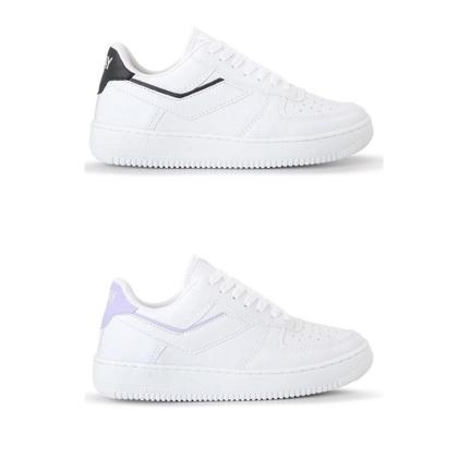 Imagem de Kit de 2 Pares Tênis Feminino Casual ForcePlay Branco