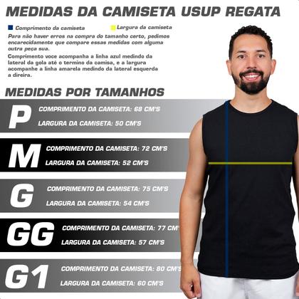 Imagem de Kit de 2 Regata Camiseta Cavada Masculina Camisa Canelada Academia Treino Tecido Com Elastano Fresco Sol