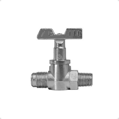 Imagem de Kit de 2 Registro Fogão Industrial Baixa Pressão Zincado